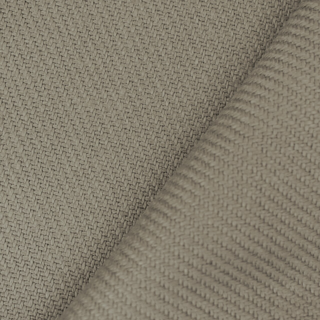 Taupe Gray Moygashel Twill Irish Linen Solid Woven Decorating Fabric By the Yard